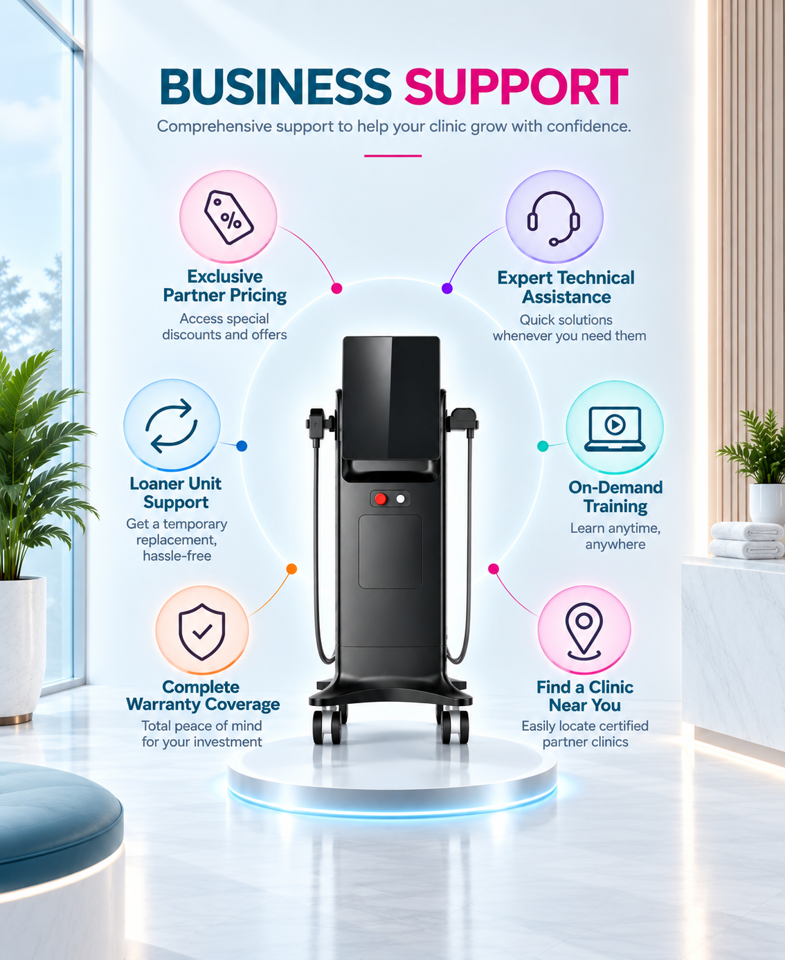 Glancederma service support package